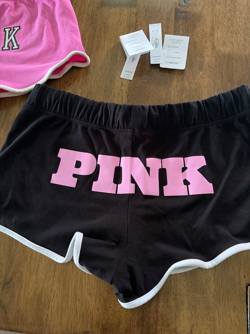 Lot of 2 PINK VS terry micro shorts medium and large - Picture 7 of 8